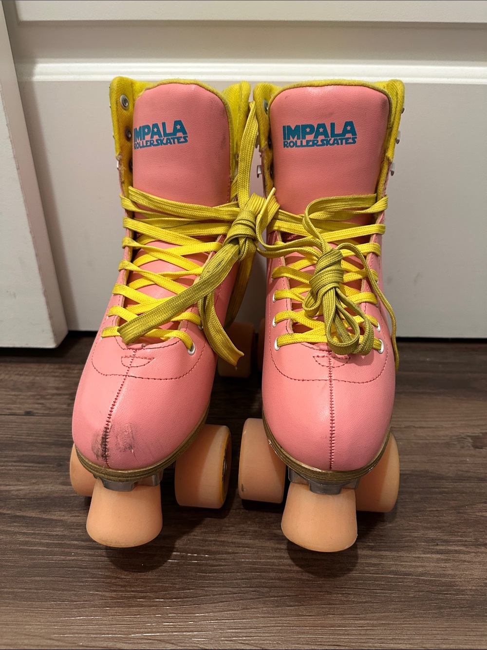 Impala Pink & Yellow Classic Roller Skates
